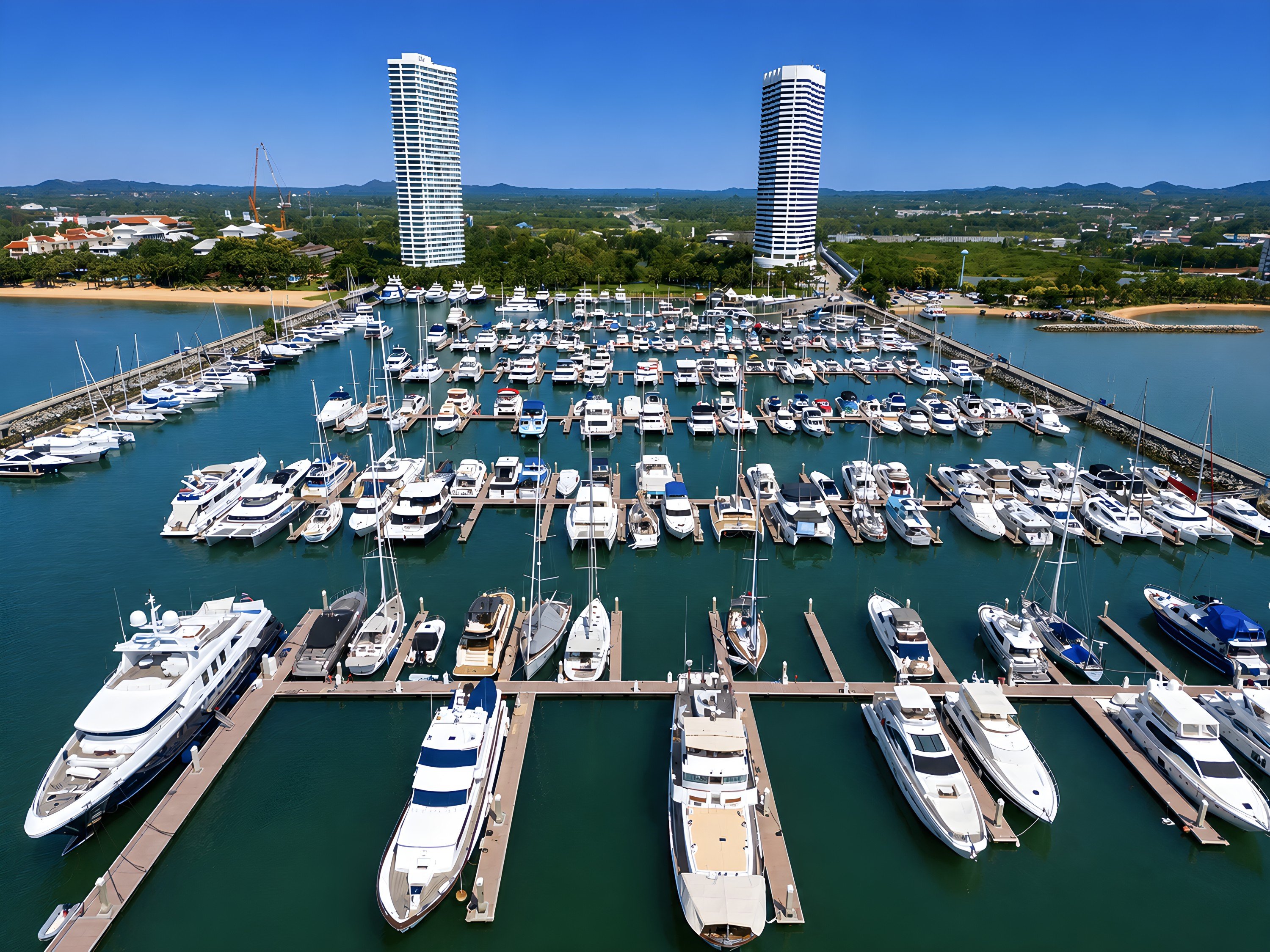 Thailand branch in Ocean Marina, Thailand, where yacht refits are managed